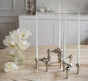 Stoff Nagel Blomsterlys fra Ester & Erik 6 pk støvmint