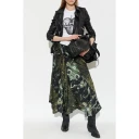 AllSaints Dame Skjørt Grønn M,