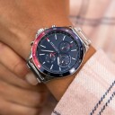 Tommy Hilfiger Bank 1791718 - Herre - 46 mm - Analog - Kvarts urverk - Mineralglas