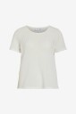 Vila - Topp viMine O-neck S/S Top - Hvit