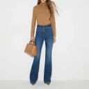 Elisabetta Franchi Dame Jeans Blå W30,