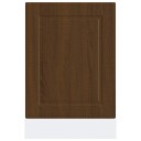 Oppvaskmaskin panel Porto brun eik 45x1,5x67 cm konstruert tre 8721158424808