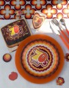 20 stk 33x33 cm Servietter 70s Party