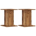  Plantestativer 2 stk gammelt tre 30x30x40 cm konstruert tre