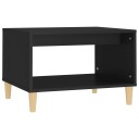 vidaXL Salongbord svart 60x40x50 cm konstruert tre