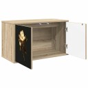 vidaXL Vegghengt TV skap BREMEN 69 x 33 x 40 cm Sonoma eik