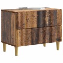  Nattbordskap Gammelt tre 62 x 34,5 x 48 cm Konstruert tre