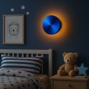 Loomba vegglampe 15 cm rund - Blå