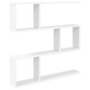 vidaXL Vegghylle Hvit 80 x 12 x 79,5 cm Konstruert tre