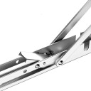 Sammenleggbare veggbraketter 20 cm 2 pk   Hvit
