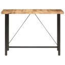 vidaXL Barbord 150x70x107 cm grov heltre mango