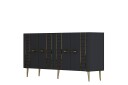 Deylin Konsollbord 150 cm   Antrasitt/Gull