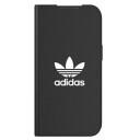 Adidas Trefoil Flip-deksel for iPhone 13 med Kortholder - Svart