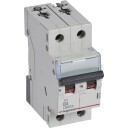Legrand 5 stk TX³ MCB automatsikring B4 2P 2M 6/6kA