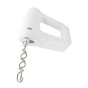Braun MultiMix 3 Håndmikser 500W med Eltekrok og 5 Hastigheter - Hvit