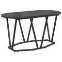  Kaffebord Svart Eik 80x40x40,5 cm Laget av Tre og Metall