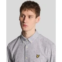 Lyle & Scott Herre Skjorter Blå L,