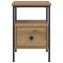  Nattbord 2 stk artisan eik 34x36x50 cm konstruert tre