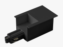 Vox high endetilkobling innfelt R svart   Svart