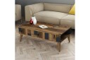 Alsacia Sofabord 105 cm - Mørkebrun/Antracit