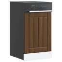  Oppvaskmaskin Lucca brun eik konstruert tre 8721158422408