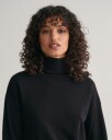 Lammeullsgenser med ståkrage BLACK XS