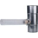 75 mm Vannuttak m/flex Sink Plastmo zinc