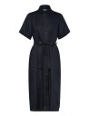 GANT Linen Ss Shirt Dress Black 34