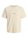 Jack & Jones Junior Antique White Jornorrebro Emb Tee Ss Cn Noos Jnr 140