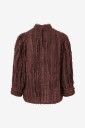 Ellos Collection   Bluse med puffermer   Brun