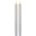 Sirius Home Smilla Krone 2 Stk Sæt Genopladelig - White - ONE SIZE