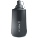 Lifestraw Peak Series Collapsible Squeeze 650 Ml Dark Grey