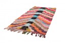 Marokkansk Boucherouite teppe 125 x 250 cm Størrelse: 125 x 250 cm