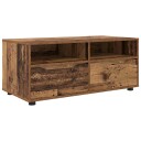 TV skap med skuff Gamle tre 100 x 48 x 43 cm Konstruert tre