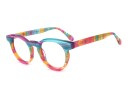 Briller   Thuram fra eo Selection   Hvit   Acetate   rund   Medium