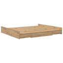  Seng med lagring artisan eik 180 x 200 cm Konstruert tre