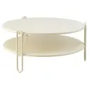Brafab Blixt salongbord 85 cm Pearl White