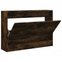  Skoskap røkt eik 80x21x57 cm konstruert tre 8721012381506