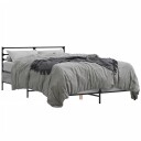  Sengeramme grå sonoma 120x190 cm konstruert tre og metall 8721102613661