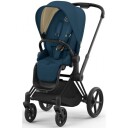 Cybex Komplett Barnevogn Priam Matt Black/Mountain Blue