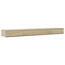  Sengeskuffer Sonoma Eik 200x36,5x16,5 cm Konstruert Tre