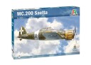 Italeri 1:48 Modellset Macchi MC 200 Saetta - Italiensk Jagerfly fra Andre Verdenskrig