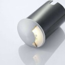 Lucande Nedfelt lampe Milara i aluminium