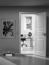 Swedoor Dørbl Compact 03 7x20 Hvit