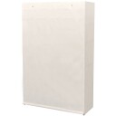 vidaXL Garderobeskap i stoff og furu 110x40x170 cm
