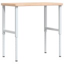  Arbeidsbenk 100x60x 73-99,5  cm heltre eik rektangulær