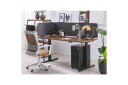 Skiljevägg för skrivbord Beliani Wally Beige 130x2x40 cm Grey 80x2x40 cm  