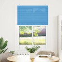  Plisségardin Blå 95x150 cm Stoffbredde 94,4 Polyester
