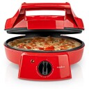 Northix Elektrisk Pizzaovn 1800 W med Justerbar Temperatur 30 cm Rosa