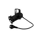 EuroLite Set Par-16 Spot Gu-10 Svart & Gu-10 230v Led Smd 7w 300